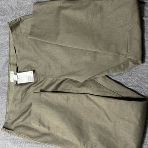 H&M green slacks brand new